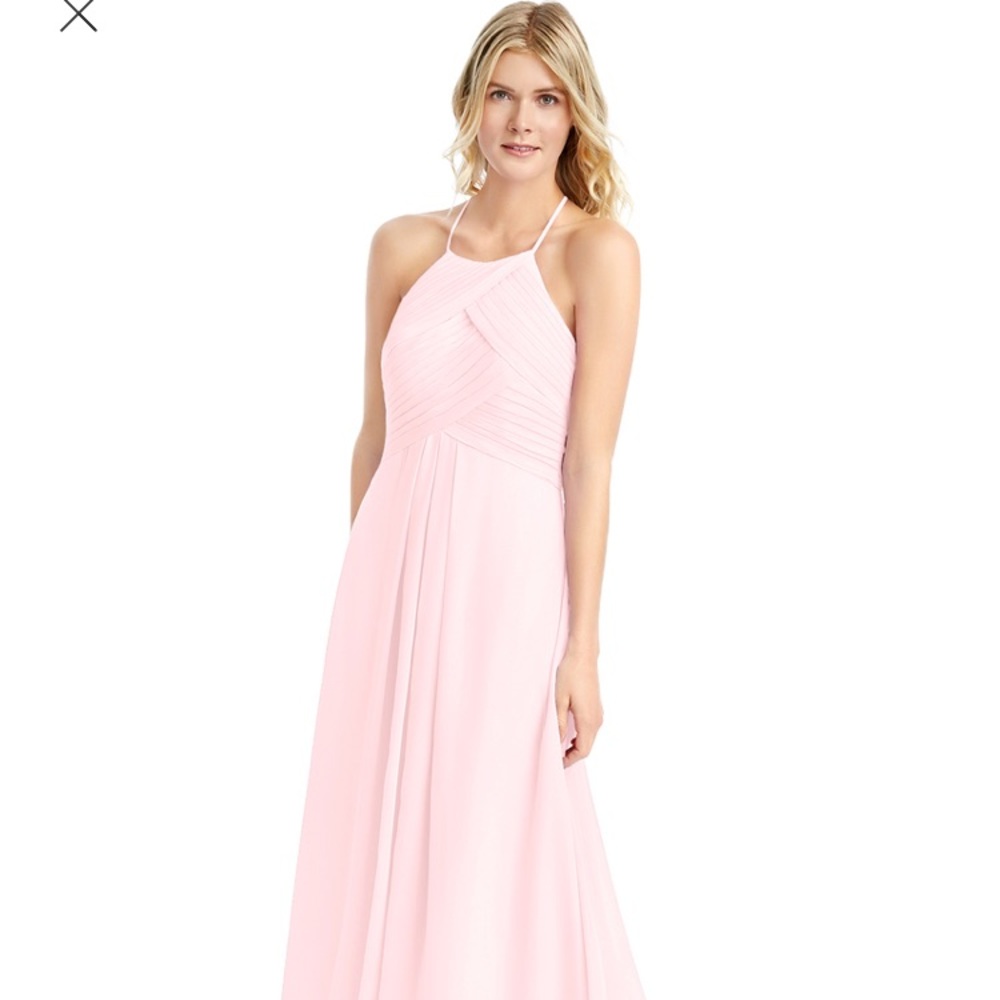 Azazie Blushing Pink Bridesmaid Dress 🎀🌷